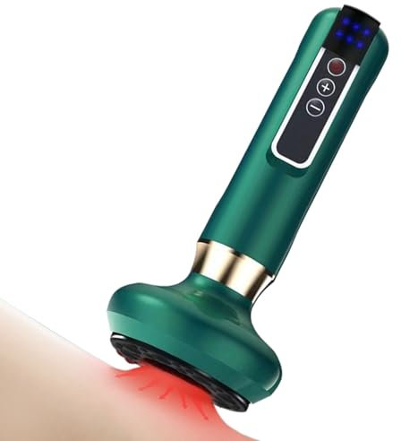 Masajeador Anticelulítico, Raspador eléctrico, raspador masajeador eléctrico, Masajeador de Celulitis con Ventosa de Grasa Corporal ajustables, máquina de escultura corporal par
