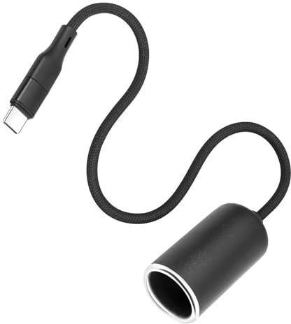 Xinsheinelry USB C Maschio A Auto Convertitore più Leggero Sigarette da Maschio A Auto per Dispositivi Veicolo E Carico