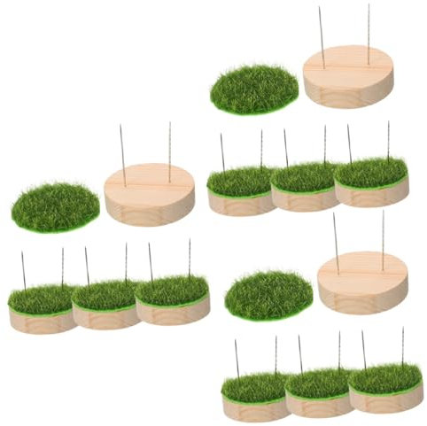 Artibetter 2 Set Supporto in Feltro Di Lana Bambole Titolare In Piedi Display Supporto Per Bambola Stand Base Espositiva Da Tavolo Base in Legno Per Bambola in Feltro Di Legno