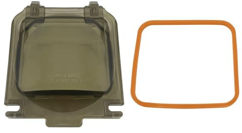 Filtre en plastique carré pour piscine - Équipement de piscine - Pratique - SP1600X5 SP1600D - Couvercle de pompe avec joint d'étanchéité