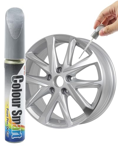 Xibao Stylo Peinture Voiture,Stylo Retouche Peinture Voiture,Marqueurs de Peinture pour Pneus,Marqueur Imperméable pour Pneus,Convient à la plupart des Voitures,Camions,Micros ou VUS (Argent)