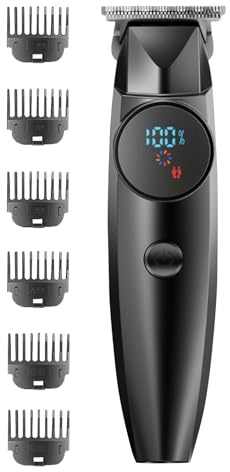 Renchey Hårklippare För Män | Barbertrimmare Med LCD Skärm För Hår - Antisladd Maskin Med Ergonomiskt Handtag Skötsel Personlig Hårklippning Barnrakning