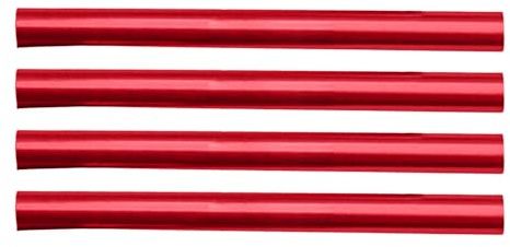 CARISSETT Lot de 4 tubes de tente en alliage d'aluminium pour réparation d'urgence, accessoires de camping d'urgence