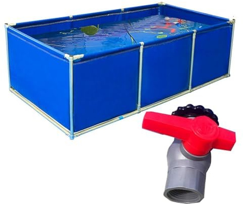 Piscina fuori terra, telaio in acciaio resistente per un facile montaggio, perfetta per il divertimento estivo in giardino