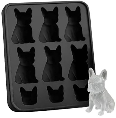 Moule À Glace – 9 Grilles, Moules À Glace Antiadhésifs En Silicone Pour Chien, Plateau À Glae Pour Whisky | Gadget De Cuisine À Boire Pour Des Présentations De Whisky, De Cocktails, De Jus Ou De Café