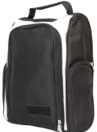 Sac De Chaussures De Golf Organisateur avec Poignée Et Fermeture Éclair | Transport Avec Poches Latérales Accessoires Pour Gym Extérieur Jardin Parcours D'Entraînement