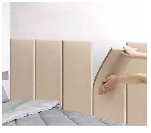 Panneau mural anti-collision 3D - Coussin de protection de chevet autocollant - 13 mm d'épaisseur - Pour salon, chambre à coucher, salle de jeux