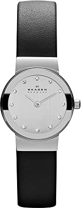 Skagen Freja Lille Damenuhr, Quarz-Zweizeigerwerk mit Edelstahl- oder Lederarmband