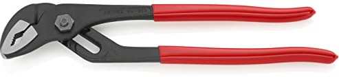 Knipex Water Pump Pliers with groove joint black atramentized, plastic coated 250 mm 89 01 250