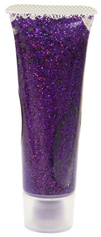 Eulenspiegel 907061 - Glitzergel Lavendel-Juwel, 18 ml, Karneval, Halloween, Mottoparty