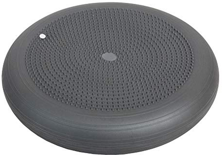 Togu Dynair Ballkissen XXL mit Actisan Ballsitzkissen mit Noppen 50 cm Geleichgewichtskissen Balancekissen groß Koordination und Stabilität Balance Pad Luftkissen für Fitness, Yoga, Pilates