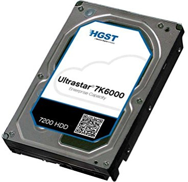 HGST Ultrastar HUS726040ALE610 - Disco Duro (7 K6000, 4 TB, 7200 RPM, SATA 24 x 7, 128 MB, caché 6 GB/s, 8,9 cm, 3,5 Pulgadas, Interno)