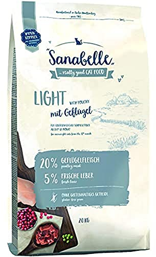 bosch Pet Food Sanabelle Light kattmat reducerat energiinnehåll för katter som tenderar att vara överviktig 1 enhet