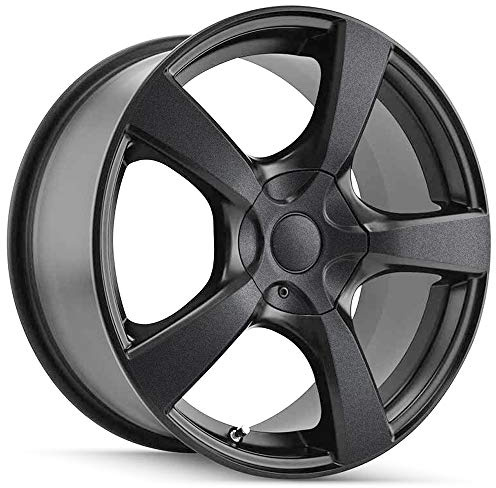 VViViD Auto Rim Air-Release Adhesive Vinyl Wrap 24 Inch x 30 Inch 4 Sheet Pack (Matte Metallic Charcoal)