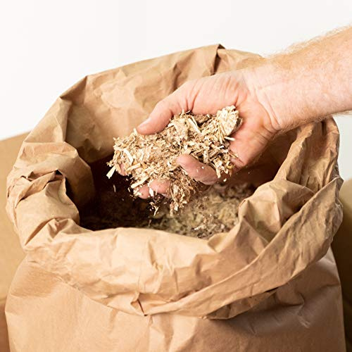 Jumbogras® Einstreu-Snips gepresste Pferde- und Groß-Tier Miscanthus-Stroh|Elefantengras-Streu für Pferde-Boxen, Stall und Paddock statt Sägespänen (15 kg Sack)