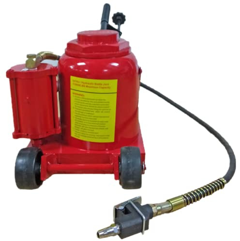 50 TON Air Hydraulic Manual Bottle Jacks Automotive Shop Axle Jacks Hoist Lift
