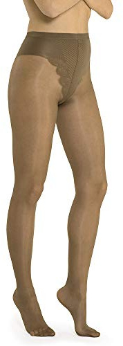 SOLIDEA Damenstrumpfhose Naomi 70 Abgestufte Kompression 12/15 mmHg (Sunny, 38)