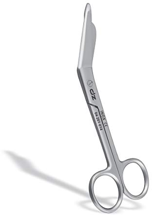 Verbandscheren 14cm aus rostfreiem Edelstahl abgewinkelt