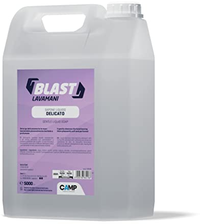 Camp BLAST sapone delicato mani liquido a pH neutro, formula delicata, 5 L