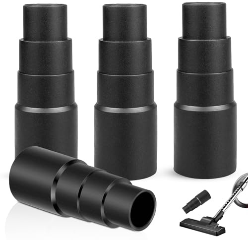 Dtoterul Schlauchadapter Universal 4 Stück Staubsauger Adapter Werkzeu Staubsaugeradapter Schlauch Reduzierstück Universal Staubsauger Adapter Werkzeu für Werkstattsauger Universal Schlauchadapter