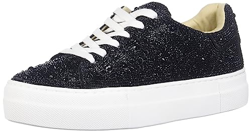 Betsey Johnson Women's Sidny Sneaker, Black, 8.5