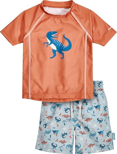 Playshoes Dino, Juego de Camisa para Nadar Infantil Unisex, Ocker Set Dino,