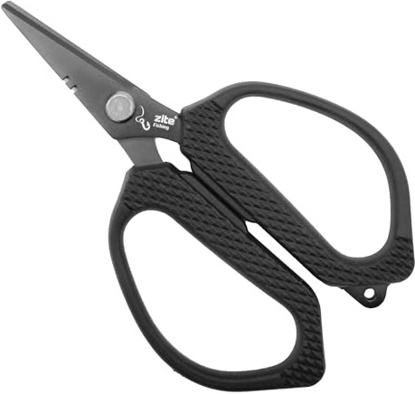 Zite Fishing Angelschere - 12 cm Schnurschere - perfekt auch für | geflochtene Schnüre - Anglerschere