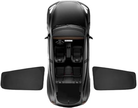 Pare Soleil pour Tesla pour Modèle 3 pour Highland 2023-2024 Pare-Soleil Intimité Ajustement Personnalisé Vitre Latérale Toit Ouvrant Ombrage Aveugle pour Camping Voiture Soleil Chaussette (Size : Ne