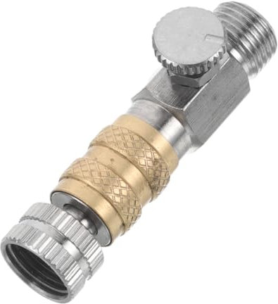 Gadpiparty Airbrush-Adapter Mit Schnellkupplung Für Einfache Verbindung Von Airbrush-Pistole Und Kompressor Inklusive Luftstrom-einstellset Für Anpassung An Jedes Projekt