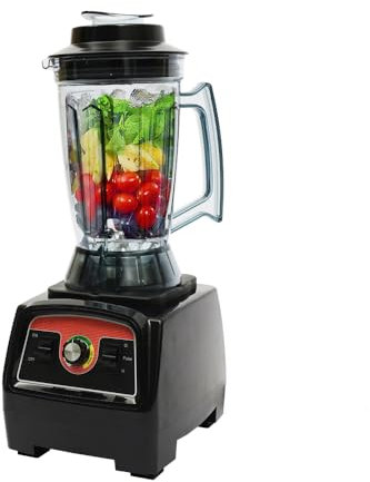Frullatore ad alte prestazioni, 2800 W, 5700 rpm, 2 in 1, lame da 3,9 l, frullatore con bacchetta di miscelazione per albume d'uovo, universale Power Mixer per la produzione di succhi di frutta