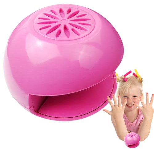 Asciugasmalti Per Smalto Classico,Asciugatore Smalto Sicuro per Bambini | Ventilatore Portatile per Asciugatura Rapida Gel, Strumento Manicure per Uso Domestico e Viaggi