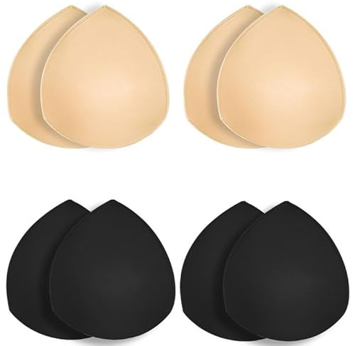 SKENGWEL 5 Paar BH Einlagen, Sport BH Cups Einlagen, Herausnehmbare Brustvergrößerung Einsätze, für Sport BH, Bikini Bademode