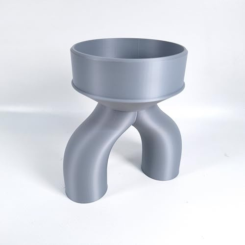 GENERISCH Y-Adapter Abzweigung | von 110mm auf 2x 50mm Durchmesser | für DN110 Rohr auf 2x DN50 Rohr für Absaugung Werkstatt | aus robustem PLA