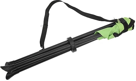 Mimdixy Sgabello treppiede pieghevole, carico 200 kg Sgabello pieghevole pieghevole a 3 gambe Sedia pieghevole con tracolla, Sgabello treppiede portatile per pesca all'aperto Campeggio (Verde)