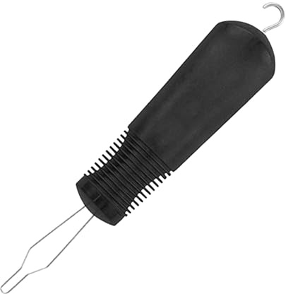 MOKKHNB Dispositif Aide à Habillage Ergonomique avec Crochet Fil pour Boutons et Fermetures Éclair Compact pour Mobilité Réduite et Arthrite