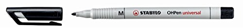 Folienstift - STABILO OHPen universal - wasserlöslich medium - Einzelstift - schwarz