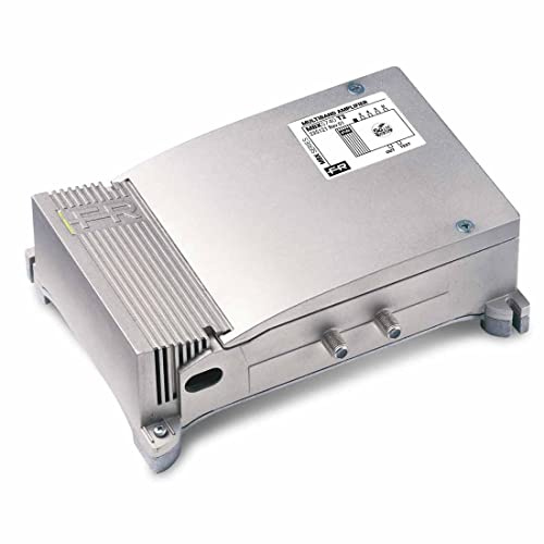Fracarro MOD.MBX5740-Amplificatori minicentralini multibanda. Ingressi n: 4, Bande di Ingresso: III+Dab/IV/V/UHF, Guadagno Db: 41, Livello di Uscita dBuV: 125, Taratura 35-36