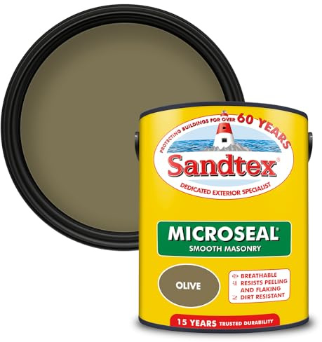 Sandtex Smooth Masonry Paint Olive 5L