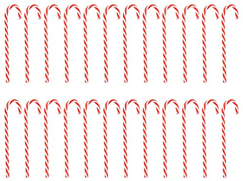 LIOOBO 30 Stücke Weihnachten Zuckerstangen Christbaumanhänger Christbaumschmuck Anhänger Weihnachtsbaum Deko Ornamente Weihnachtsschmuck Weihnachtsdeko