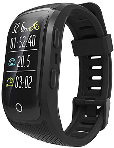 Fitness Tracker, Sports Activity Tracker Heart Rate Monitor Waterproof Pedometer Watch Sleep Monitor Step Counter Calorie Counter GPS Sports Watch,for Women Men Kids