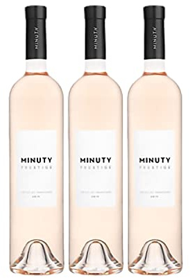 Côtes de Provence Cuvée Prestige Rosé 2020 - Château Minuty - Vin AOC Rosé de Provence - Lot de 3x75cl - Cépages Syrah, Cinsault