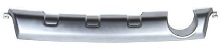 Spoiler de pare-choc arrière gris argent compatible avec Dacia Sandero Stepway 1 2008-2012
