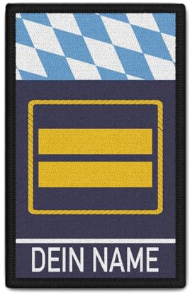 Copytec Rank Patch Feuerwehr Dienstgrad Bayern Personalisiert Kreisbrandmeister #41572
