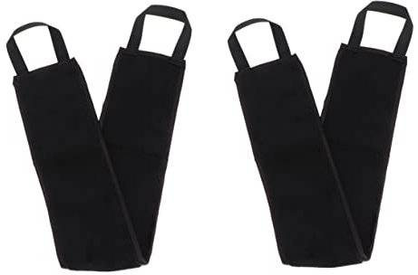 DOITOOL 2stücke Flockung Massage-rückenschrubber Langes Duschhandtuch Für Sonnenöl Sanftes Peeling Und Reinigungstuch Für Körperpflege Und Entspannung