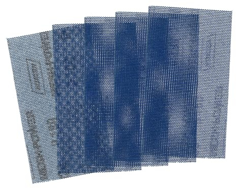 70x125mm 2.8x5 NORTON MeshPower M920 Sanding Sheets // Ceramic Mesh Dust-Free Sanding Discs // 80, 120, 180, 240 & 320 Grit (120 Grit / 10 Sheets)