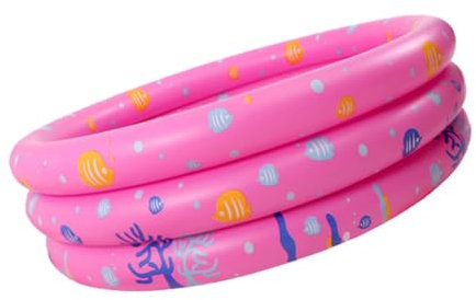 Vaguelly Piscine Gonflable pour Garçon Fille Piscine Eau Ronde Jouet De Facile à Ranger