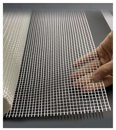 Generico Rotolo di Rete for intonaco/Crepe da Muro, Rete in Fibra di Rinforzo for calcestruzzo Larga 3,3 Piedi for Crepe da Muro e Decorazione di Toppe di giunture(Length 164ft)