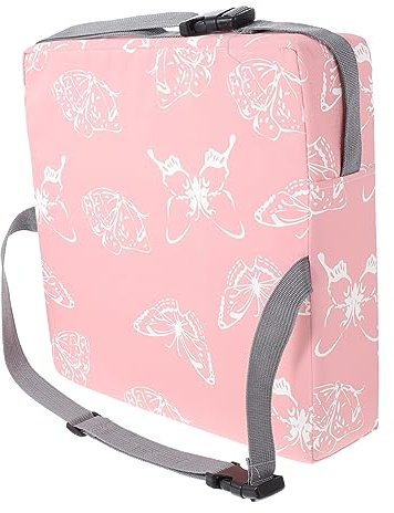 VICASKY Kleinkind Sitzkissen und Kinder Esszimmerstuhlkissen Rosa aus Wasserfestem Twill mit Schwamm und Kunststoff Komfortabel und Praktisch Kreative Designs für Kinder Beim Essen