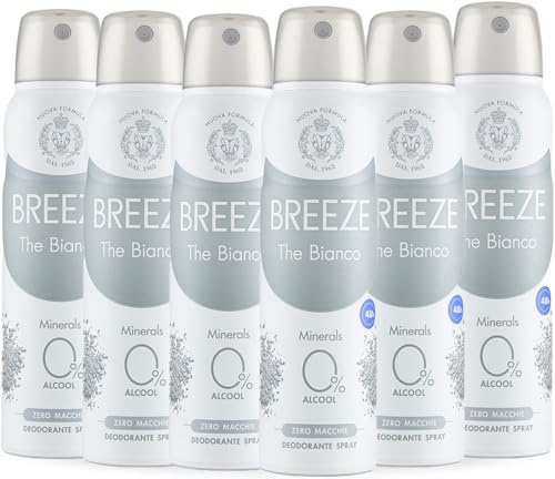 BREEZE | Deodorante Spray The Bianco, 6x150 ml