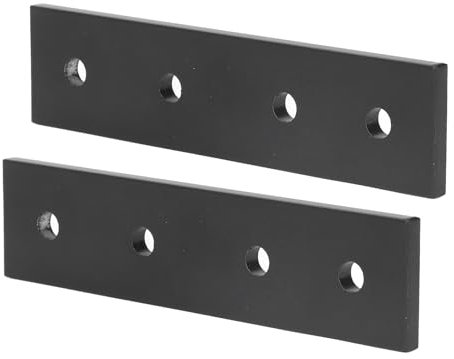 Piastra di Collegamento a 4 Fori Pesanti, Lega Piatta in Lega di Alluminio, Giunto di Riparazione di Mobili con Finitura Lucida, per Diversi di Mobili (3030)